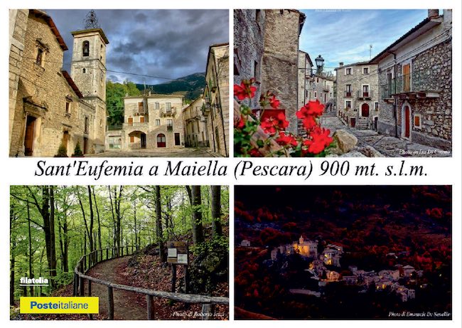 cartolina sant'eufemia maiella