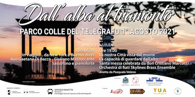 dall'alba al tramonto 1 agosto 2021