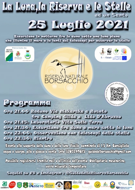 la luna, la riserva e le stelle 25 luglio 2021