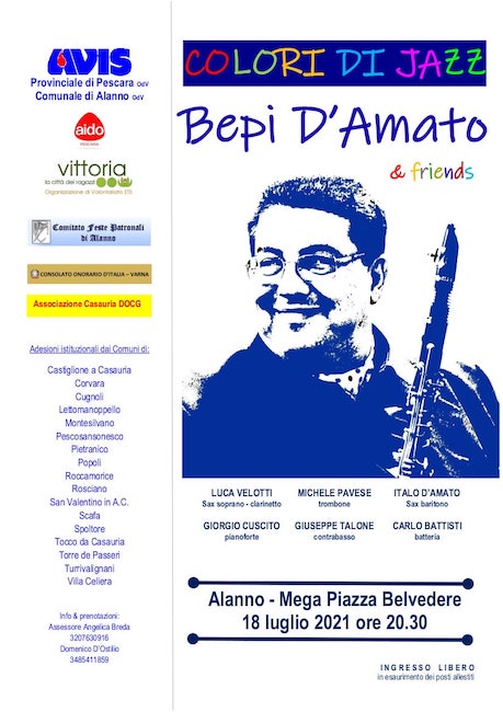 locandina bepi d'amato 18 luglio 2021
