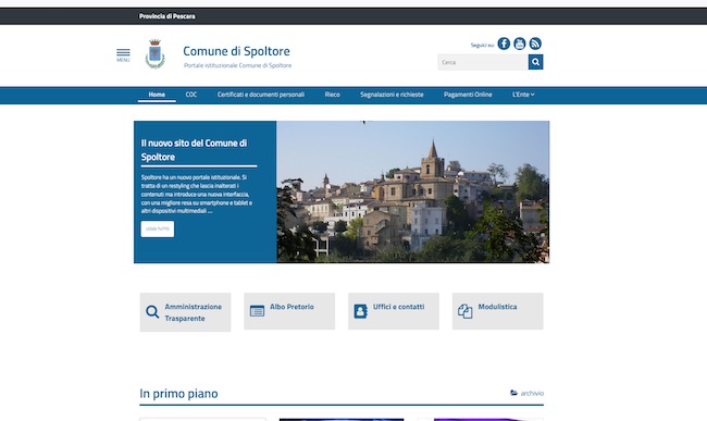 sito web comune spoltore
