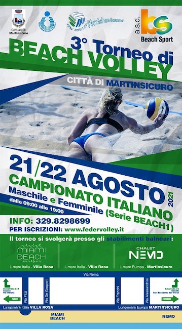 3° torneo beach volley martinsicuro 21-22 agosto 2021