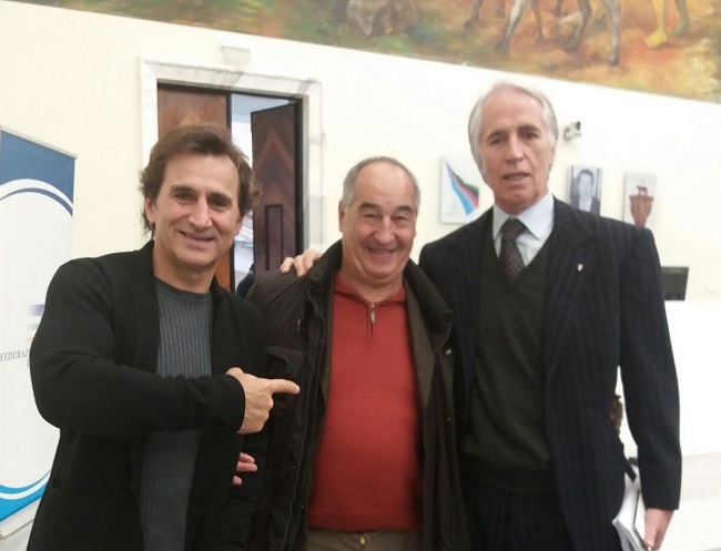 Alex Zanardi Fernando Ranalli Giovanni Malagò