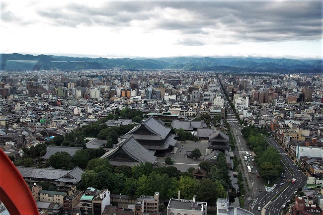 Kyoto, vista dalla torre