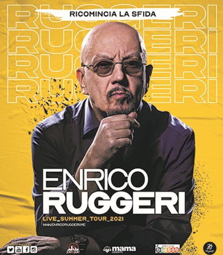 Manifesto Enrico Ruggeri - Ricomincia la Sfida 2021_FB