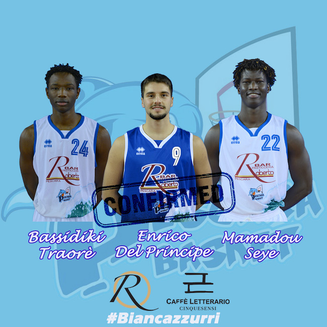 conferme under Pescara Basket