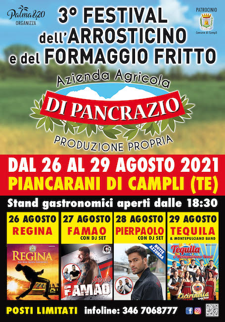 festilva arrosticino formaggio fritto 2021 di pancrazio