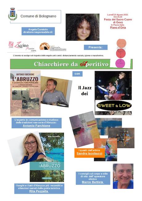 locandina bolognano 23 agosto 2021