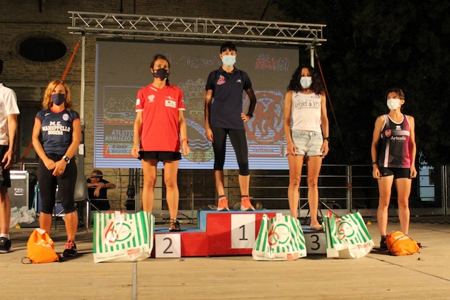 notturna atriana 2021 podio femminile