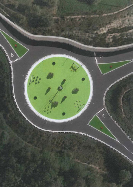 nuova rotatoria strada pedemontana