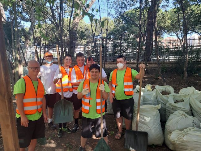 pulizia parco michetti pescara