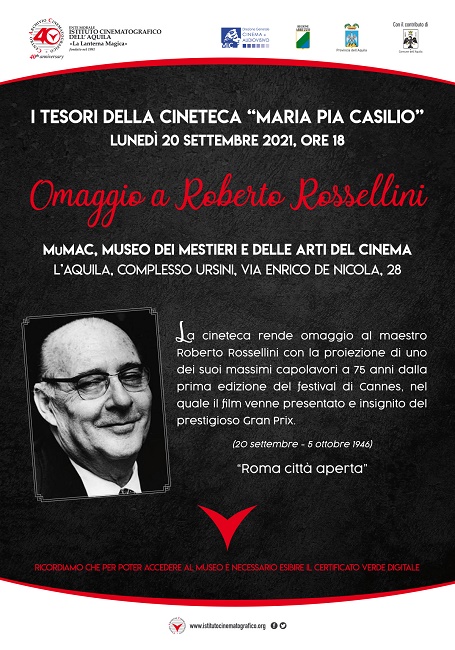 Locandina evento Rossellini