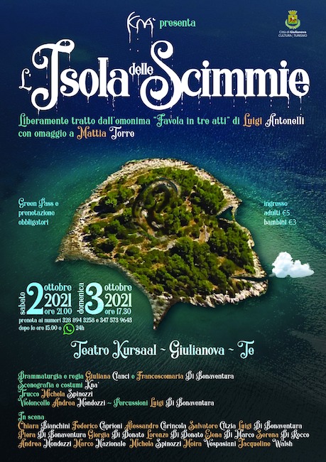 l'isola delle scimmie locandina