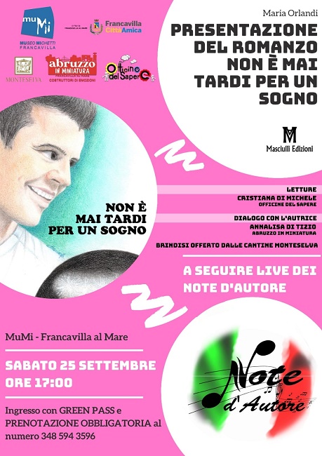 non é mai troppo tardi per un sogno 25 settembre