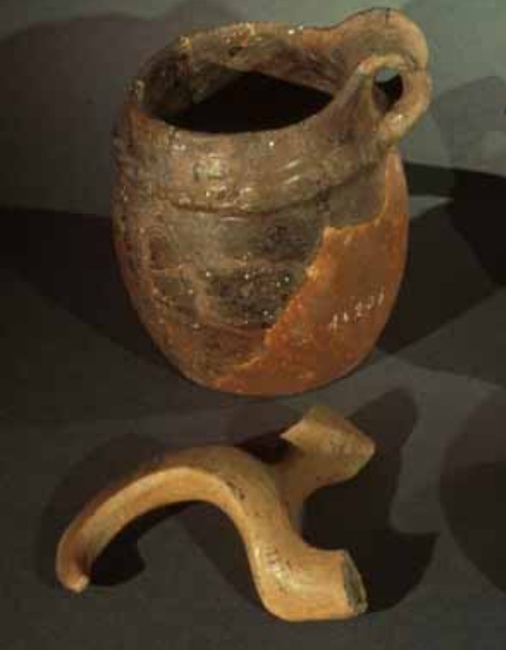 reperti grotta piccioni