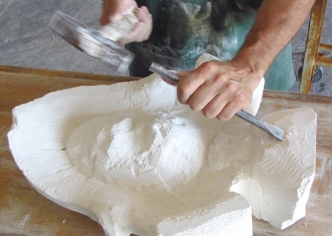 scalpello lavorazione della pietra