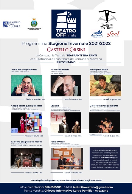 Locandina quarta stagione Teatro OFF