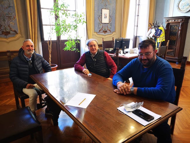 nella foto da sx: Paolo D'Ignazio, Mauro Chilante e Luca Frangioni