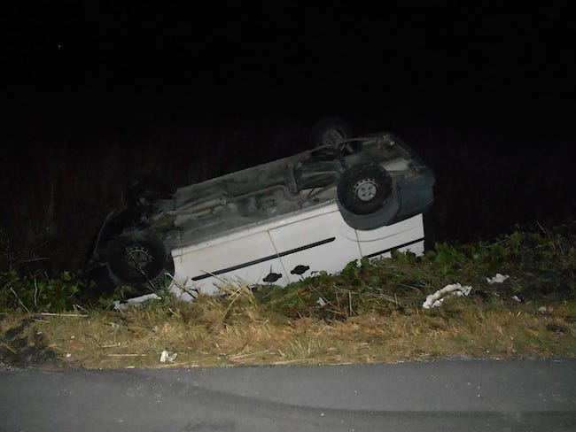 fiat doblò ribaltato