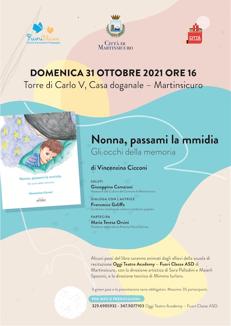 locandina evento 31 ottobre 2021