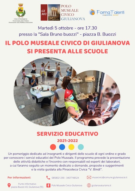 locandina servizio educativo 5 ottobre 2021