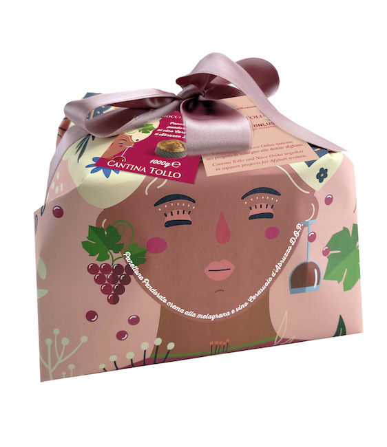panettone gocce di rosa