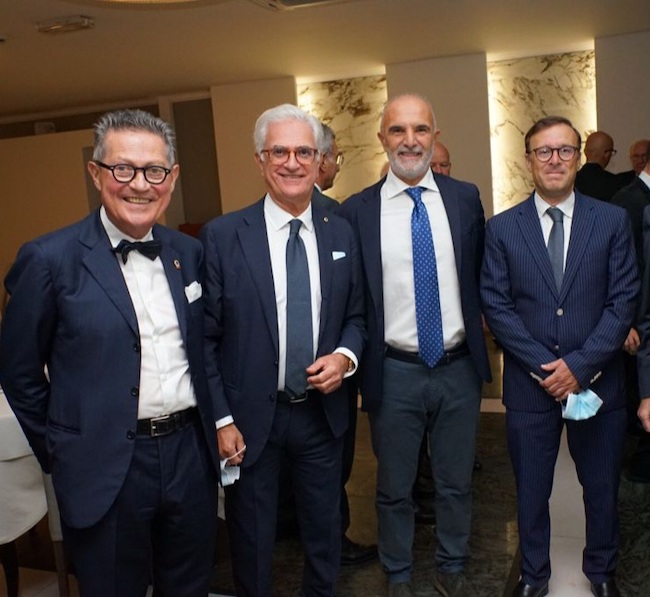 da sinistra Franco Saporetti, Giuliano Lombardi, Carlo Masci, Giancarlo Di Vincenzo
