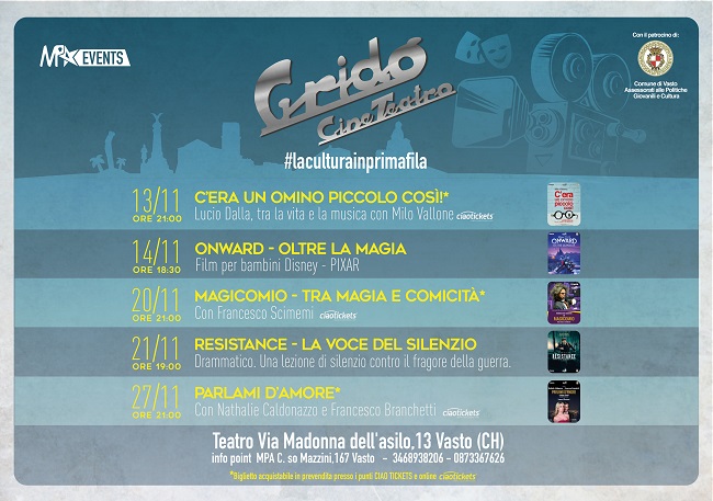 Si parte13 novembre  “C’era un omino piccolo così”, uno spettacolo dedicato alla vita di Lucio Dalla di e con Milo Vallone