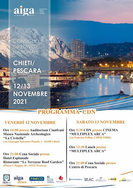 Locandina Aiga CDN Chieti Pescara