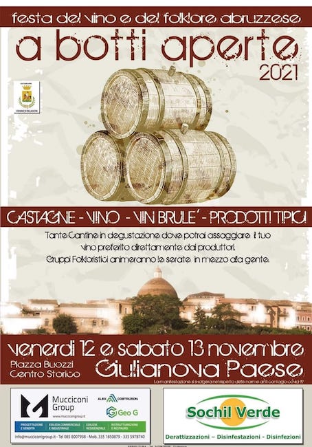 a botti aperte locandina