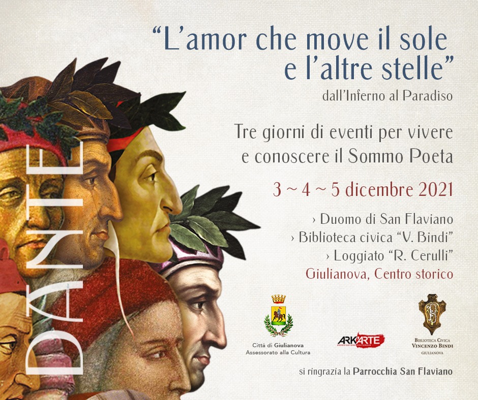 locandina dante 3-5 dicembre 2021