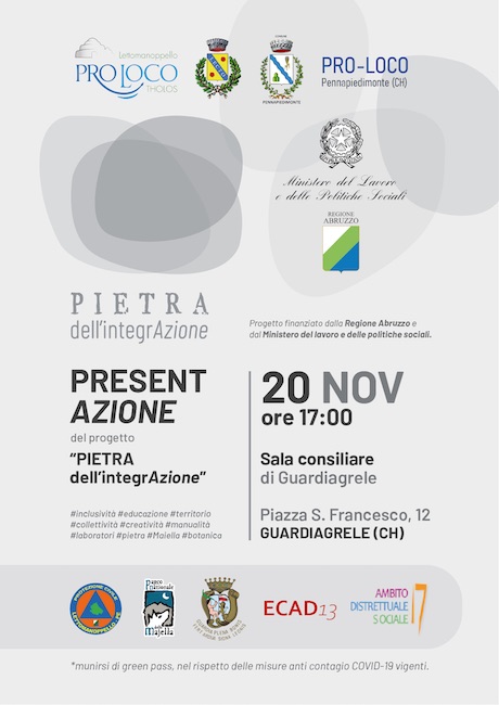 pietra dell'integrazione 20 novembre 2021