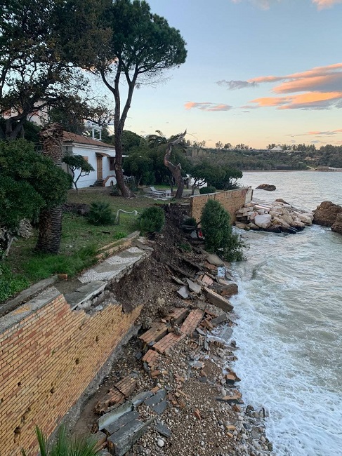 Danni tratto Vignola di Vasto