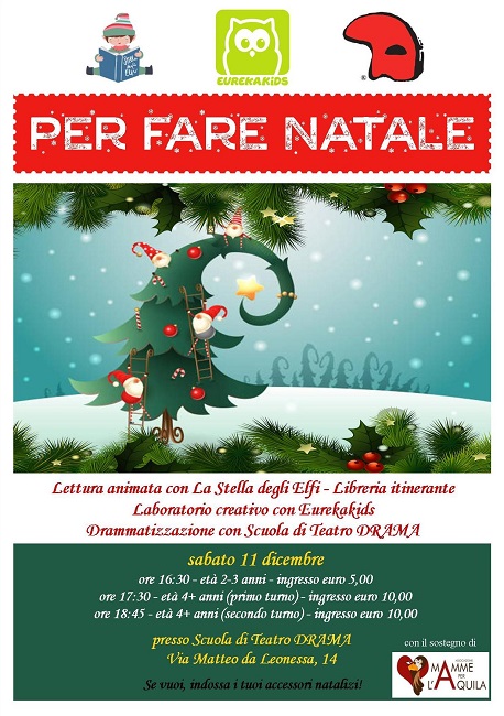 Locandina laboratorio Natale 2021
