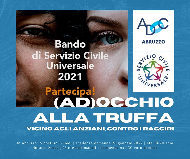 Servizio civile Adoc Abruzzo 2022