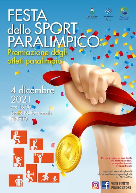 festa sport paralimpico 4 dicembre 2021