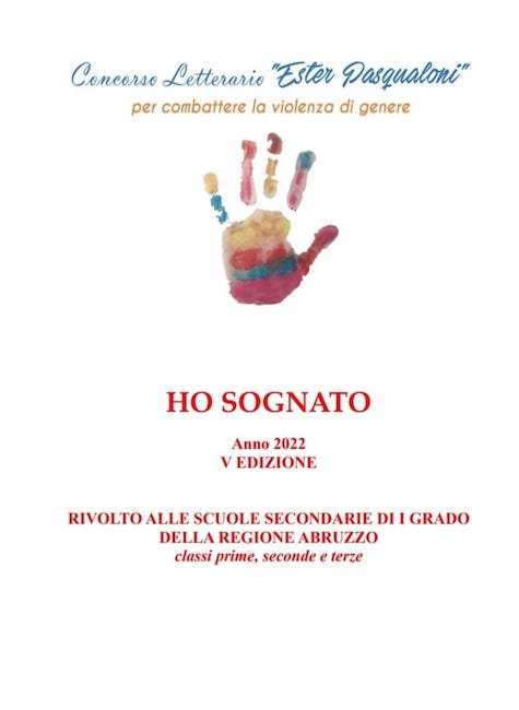 locandina concorso ester pasqualoni