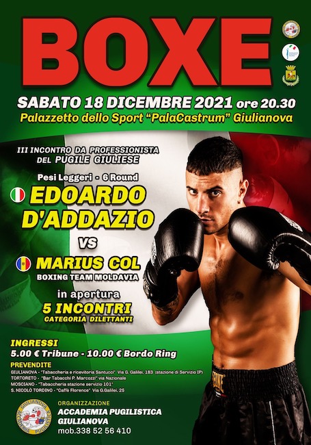 locandina edoardo d'addazio 18 dicembre 21