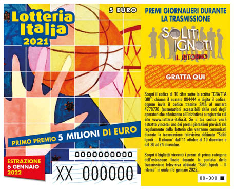 lotteria italia 2021