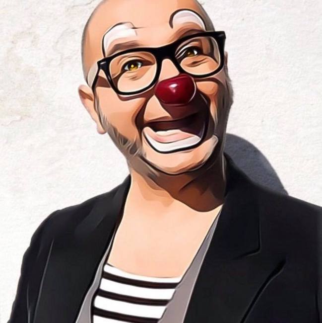 maurizio scarpa in arte pallina rossa