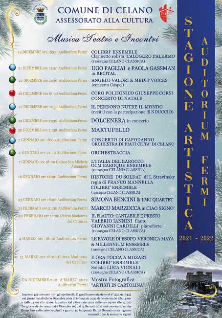 stagione artistica 2021-2022