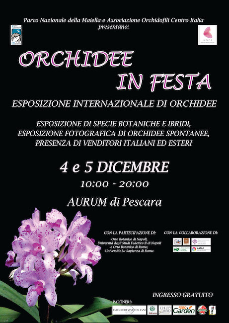 volantino orchidee in festa 4-5 dicembre 2021