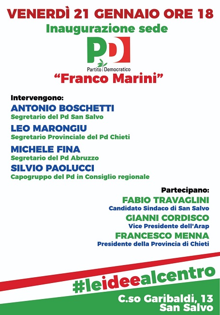 inaugurazione sede pd