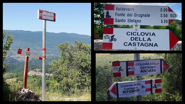 ciclovia della castagna servizio civile