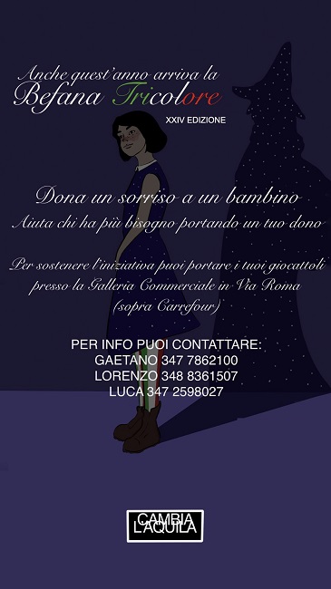 locandina Befana Tricolare