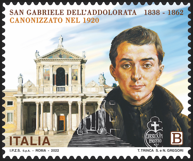 francobollo san gabriele