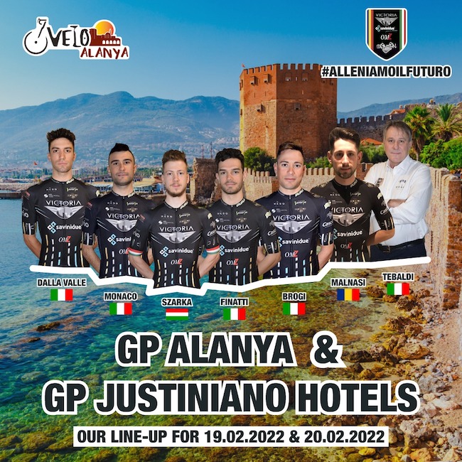 Giotti Victoria-Savini Due 19-20022022 la squadra al GP Alanya e al GP Justiniano