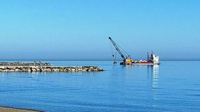 lavori ripristino scogliere esistenti