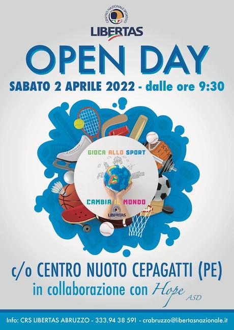 open day centro nuovo 2 aprile 2022