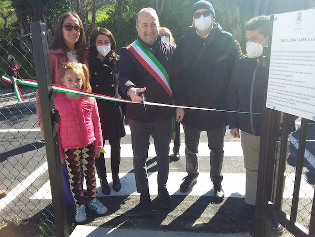 inaugurazione area sbambettamento spoltore